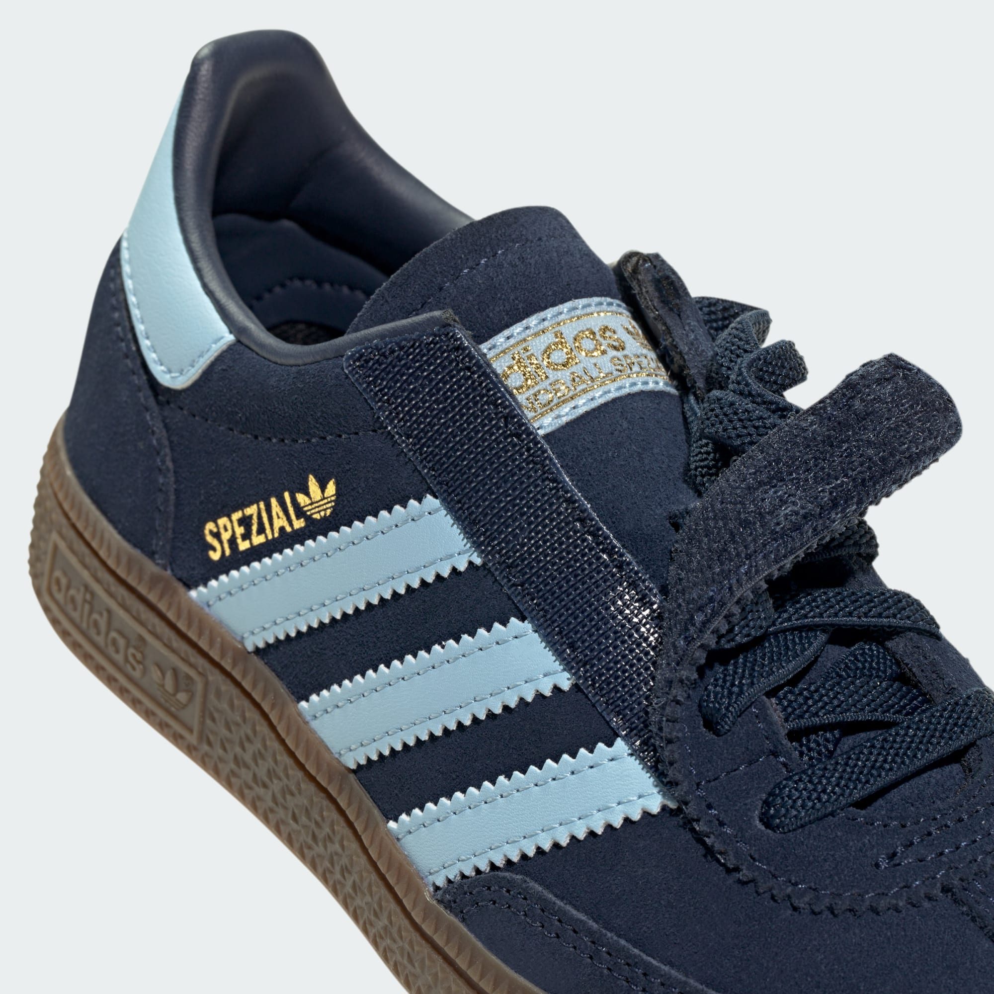 핸드볼 스페지알 컴포트 클로저 EL 키즈 - Collegiate Navy / Clear Sky / Gum - JQ6380 - Detail View 3