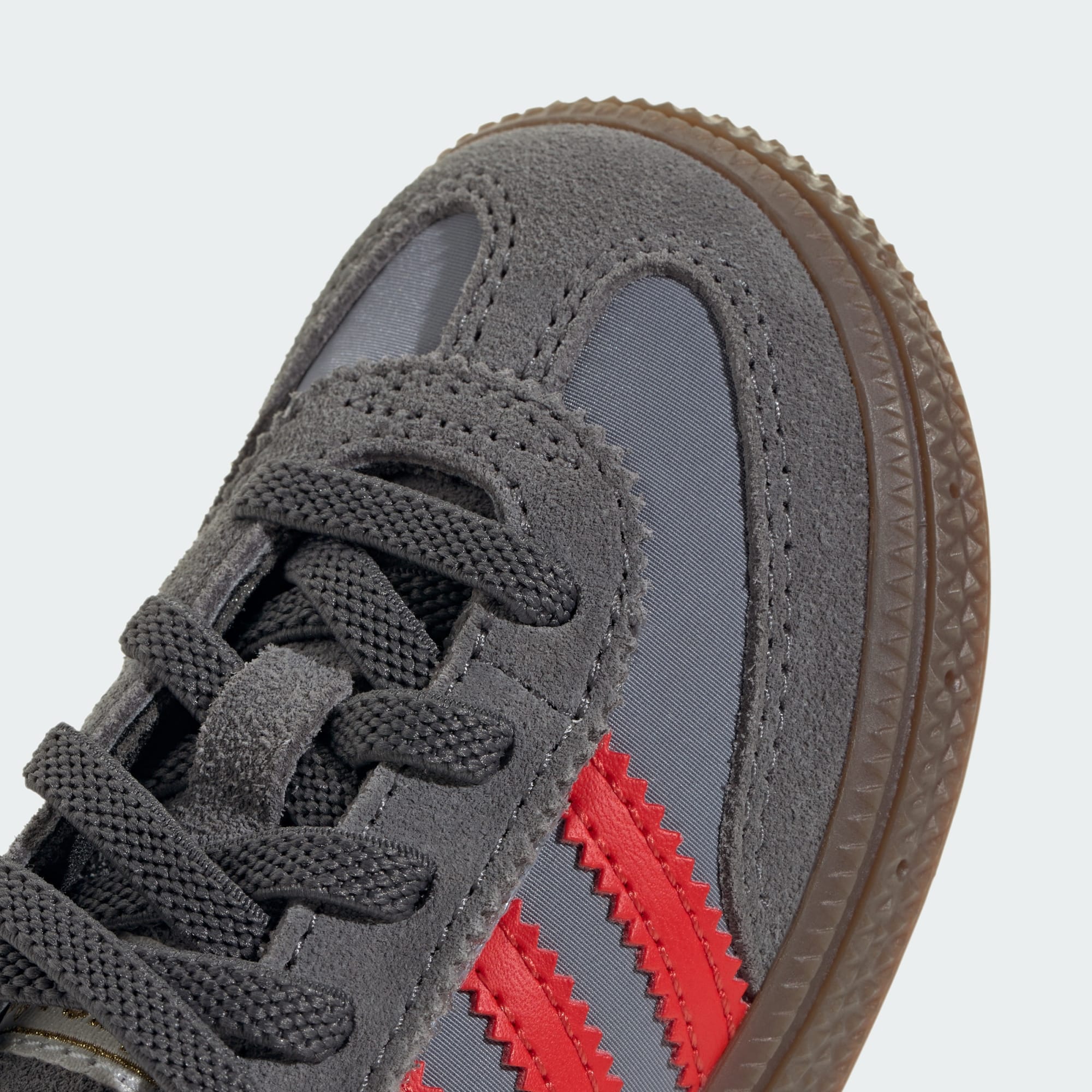 유아용 핸드볼 스페지알 컴포트 클로저 EL - Grey Four / Grey / Red - JQ0739 - Detail View 1
