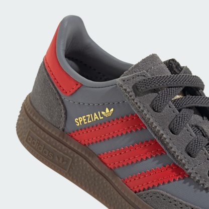 유아용 핸드볼 스페지알 컴포트 클로저 EL - Grey Four / Grey / Red - JQ0739 - Detail View 2