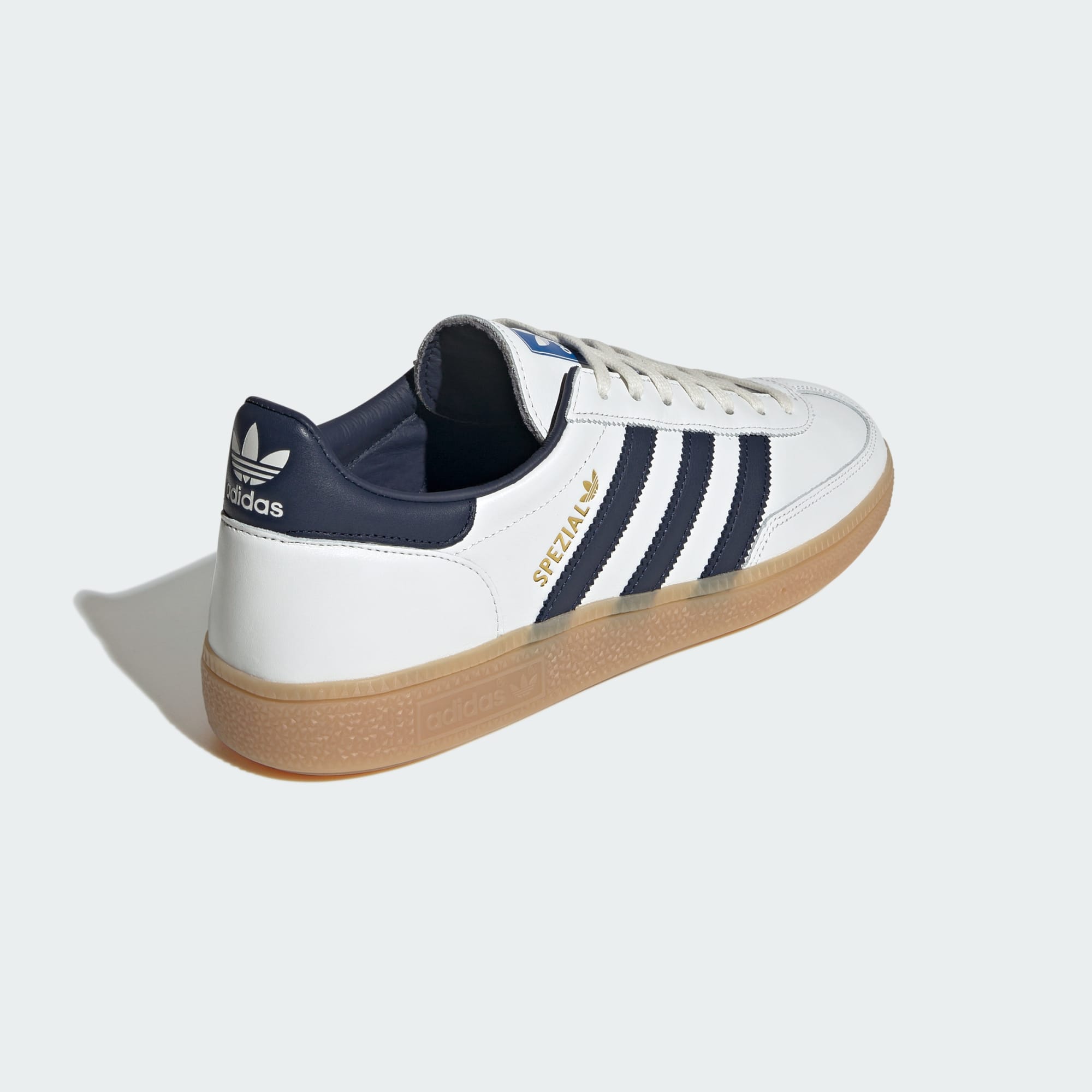 핸드볼 스페지알  Made in Germany - Core White / Night Indigo / Gum - JR9532 - Back Lateral Top View