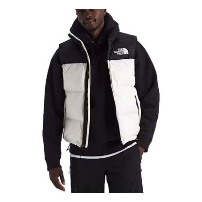 The North Face 1996 Retro Nuptse Vest 'White Dune TNF Black Recycled Down' NF0A3JQQGOM - Mens-1996-Retro-Nuptse-Vest2_converted-square