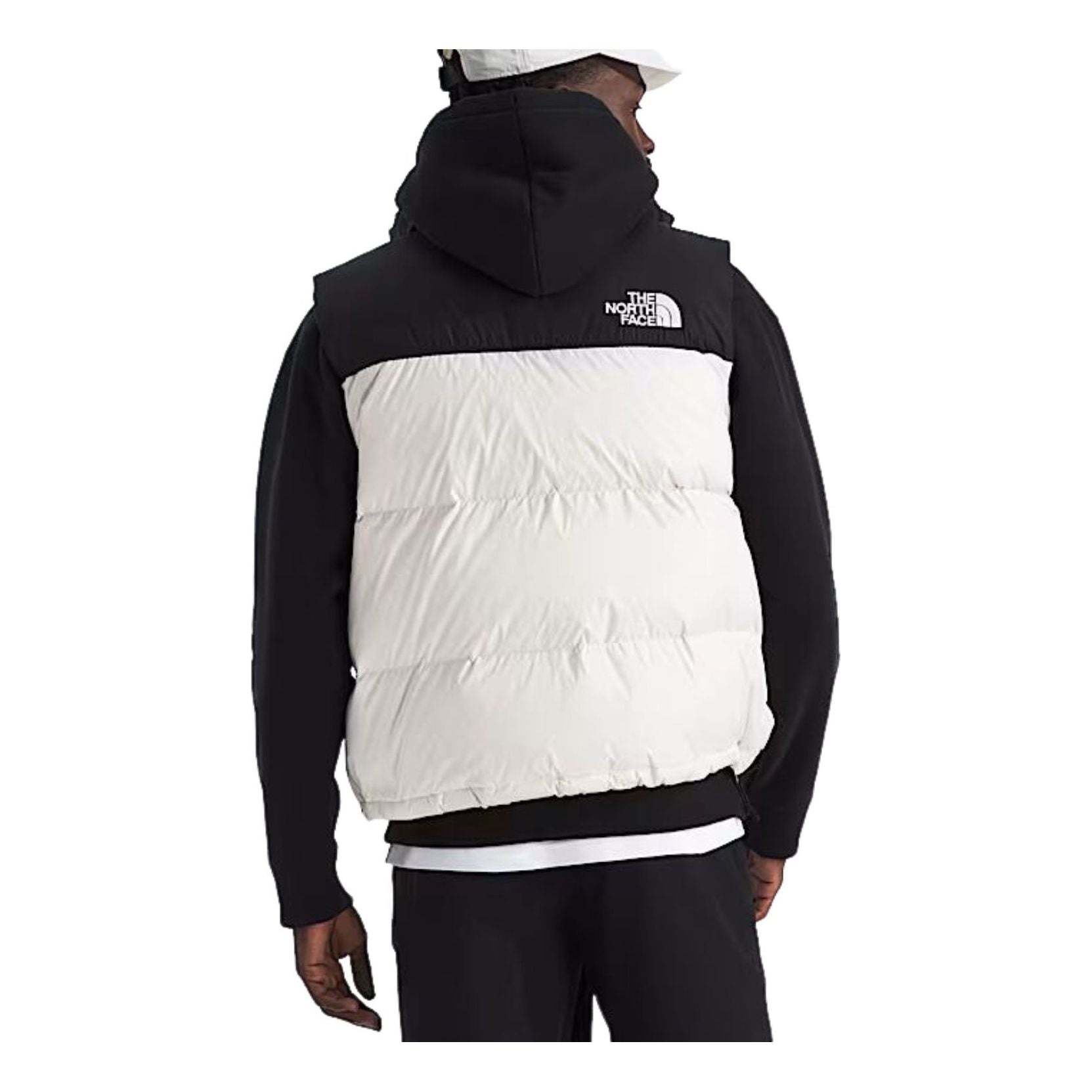 The North Face 1996 Retro Nuptse Vest 'White Dune TNF Black Recycled Down' NF0A3JQQGOM - Mens-1996-Retro-Nuptse-Vest3_converted-square