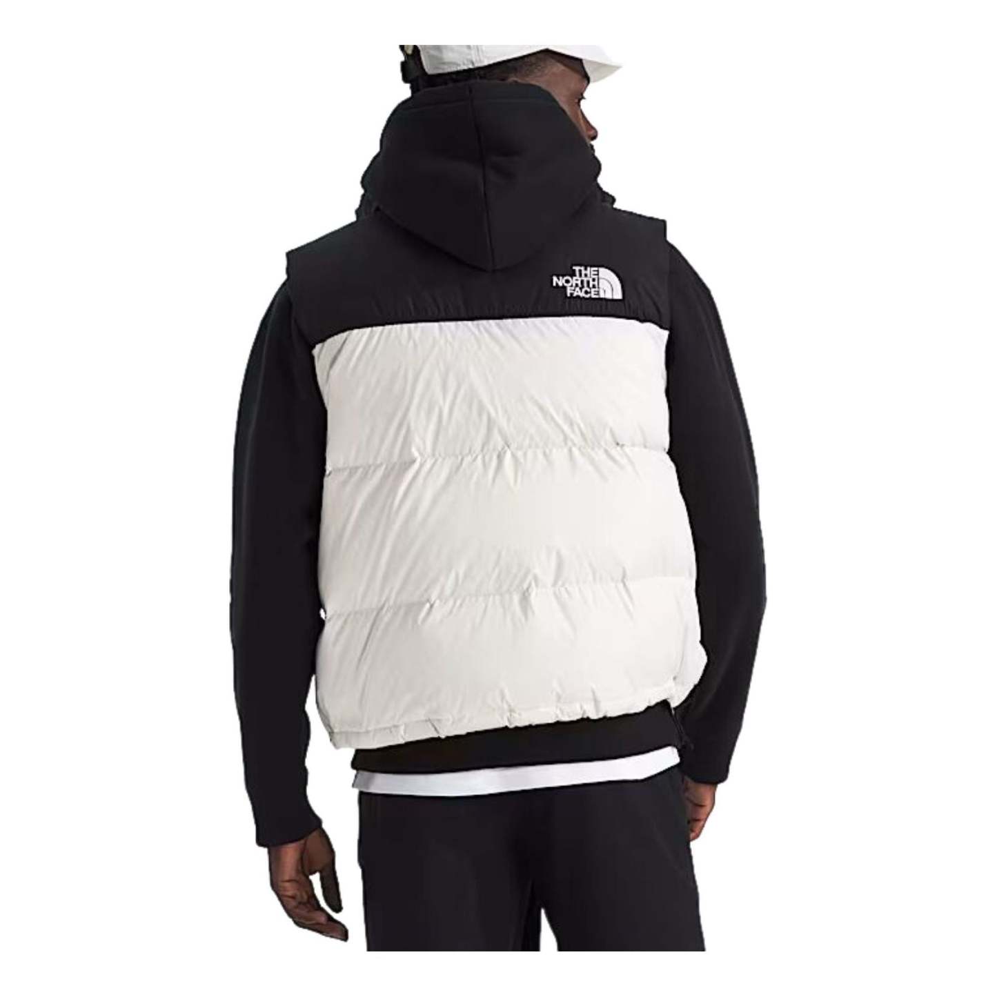 The North Face 1996 Retro Nuptse Vest 'White Dune TNF Black Recycled Down' NF0A3JQQGOM - Mens-1996-Retro-Nuptse-Vest3_converted-square