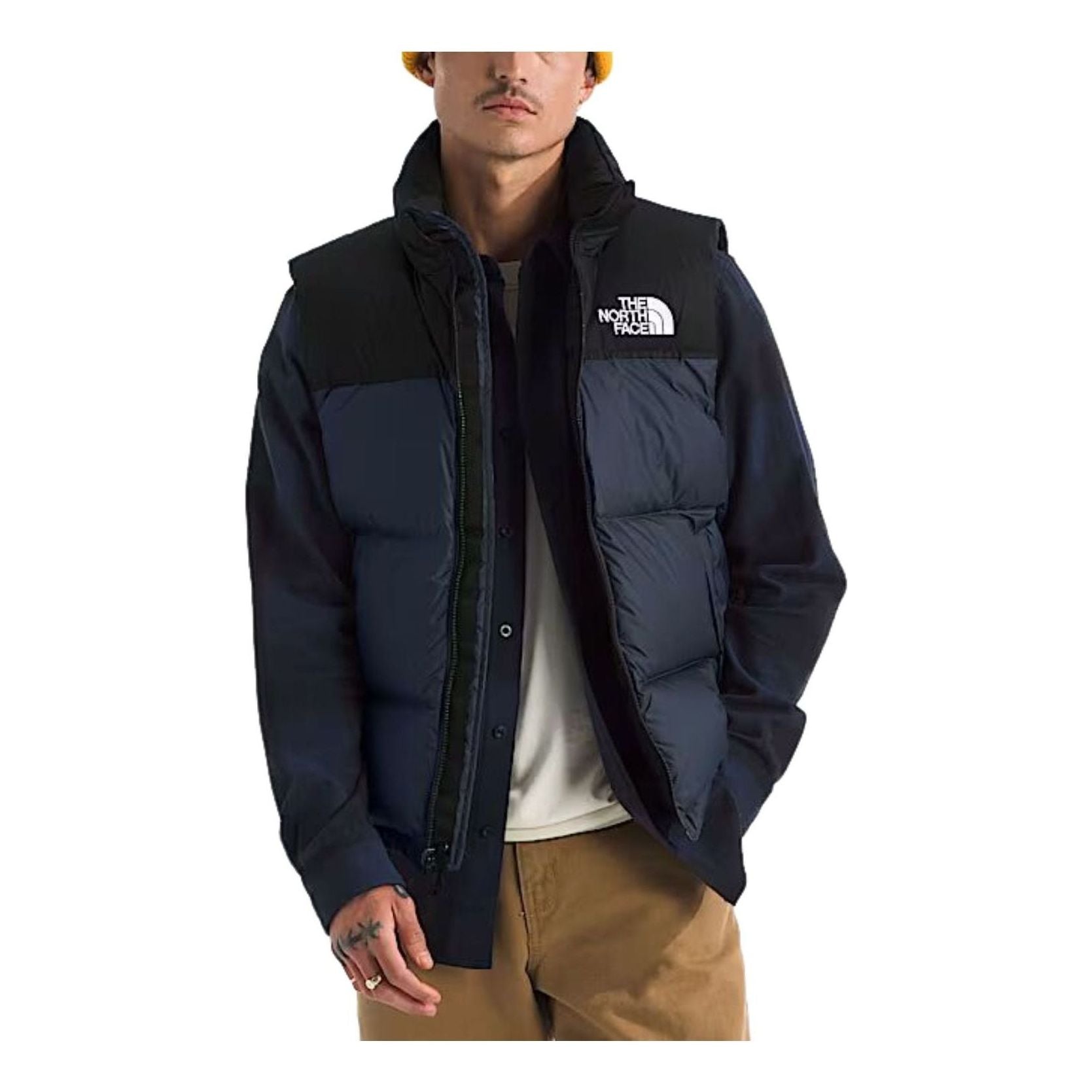 The North Face 1996 Retro Nuptse Vest 'Summit Navy TNF Black Recycled Down' NF0A3JQQGOB - Mens-1996-Retro-Nuptse-Vest7_converted-square