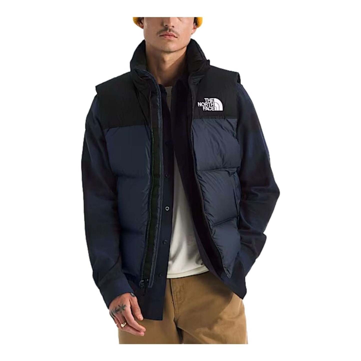 The North Face 1996 Retro Nuptse Vest 'Summit Navy TNF Black Recycled Down' NF0A3JQQGOB - Mens-1996-Retro-Nuptse-Vest7_converted-square