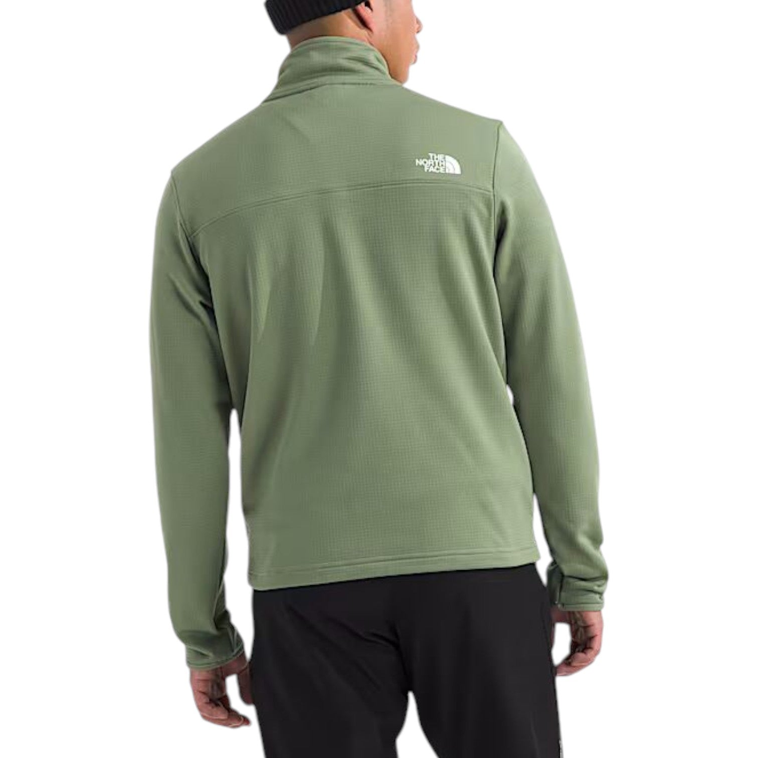 THE NORTH FACE Cedar Trail Grid Fleece ¼-Zip Jacket 'Bark Mist' NF0A8AZEBO9 - Mens-Cedar-Trail-Grid-Fleece-Zip_20_1__converted