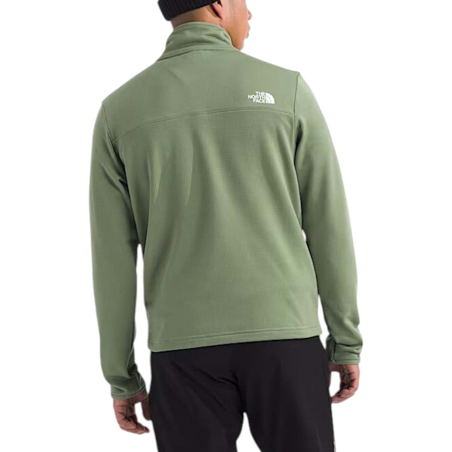 THE NORTH FACE Cedar Trail Grid Fleece ¼-Zip Jacket 'Bark Mist' NF0A8AZEBO9 - Mens-Cedar-Trail-Grid-Fleece-Zip_20_1__converted