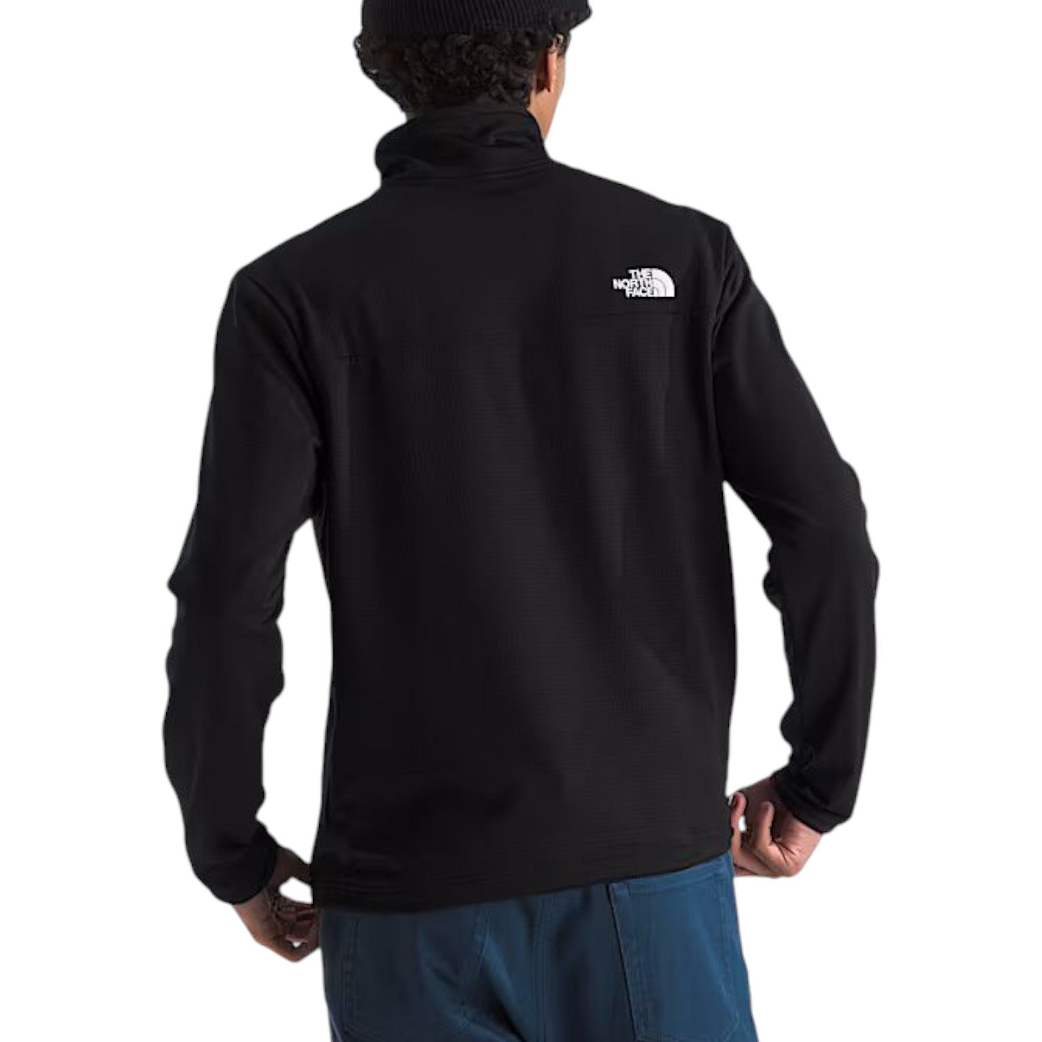 THE NORTH FACE Cedar Trail Grid Fleece ¼-Zip Jacket 'TNF Black' NF0A8AZEJK3 - Mens-Cedar-Trail-Grid-Fleece-Zip_20_5__converted