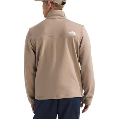 THE NORTH FACE Cedar Trail Grid Fleece ¼-Zip Jacket 'Mushroom Grey' NF0A8AZEBOX - Mens-Cedar-Trail-Grid-Fleece-Zip_20_7__converted