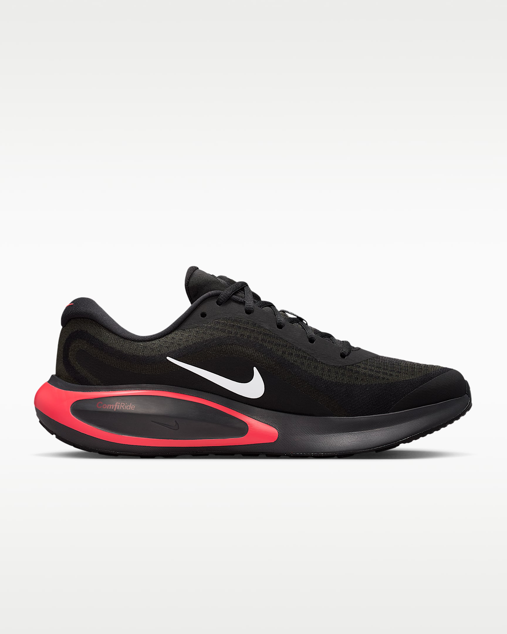 나이키 저니 런 남성 로드 러닝화 - 블랙/다크 스모크 그레이/레드 오빗/화이트
