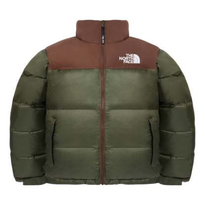 THE NORTH FACE 1996 Retro Nuptse Jacket Asia Sizing 'Green Dark Khaki' NJ1DQ75G - NJ1DQ75G-1-Photoroom