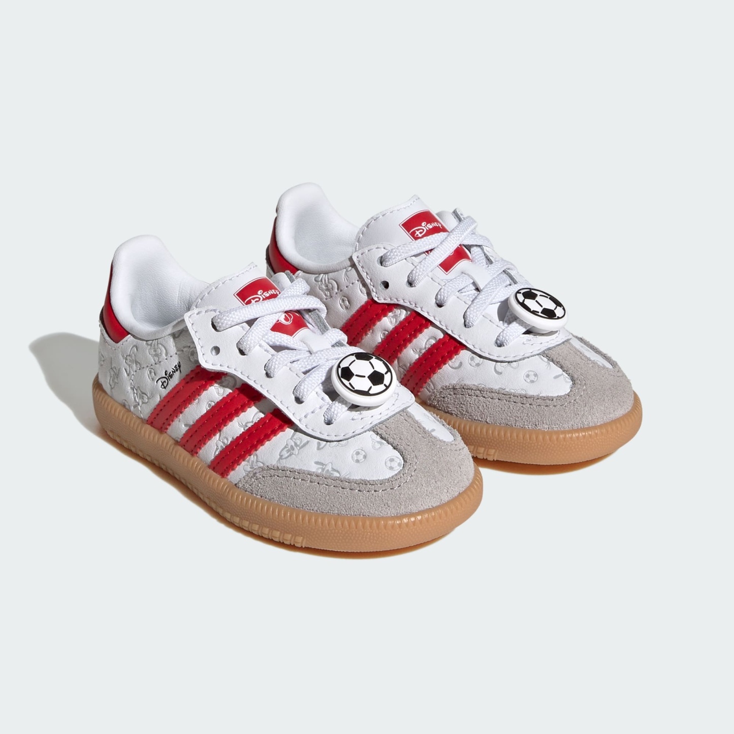 디즈니 삼바 OG 컴포트 클로저 일라스틱 레이스 - Cloud White / Better Scarlet / Gum