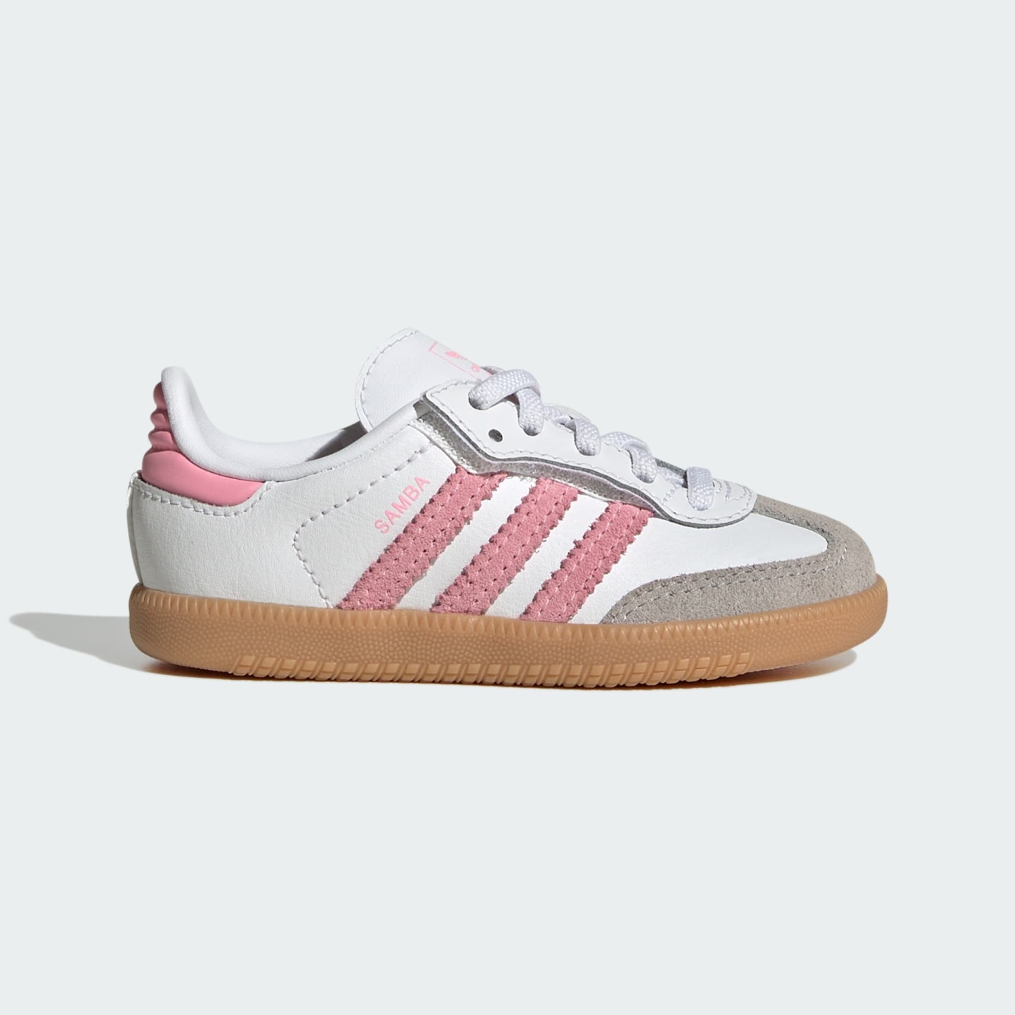 삼바 OG 컴포트 클로저 엘라스틱 레이스 - Cloud White / Light Pink / Gum