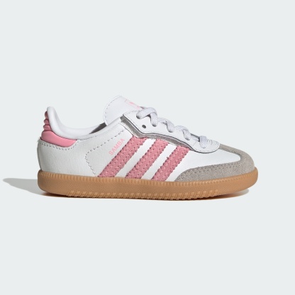 삼바 OG 컴포트 클로저 엘라스틱 레이스 - Cloud White / Light Pink / Gum