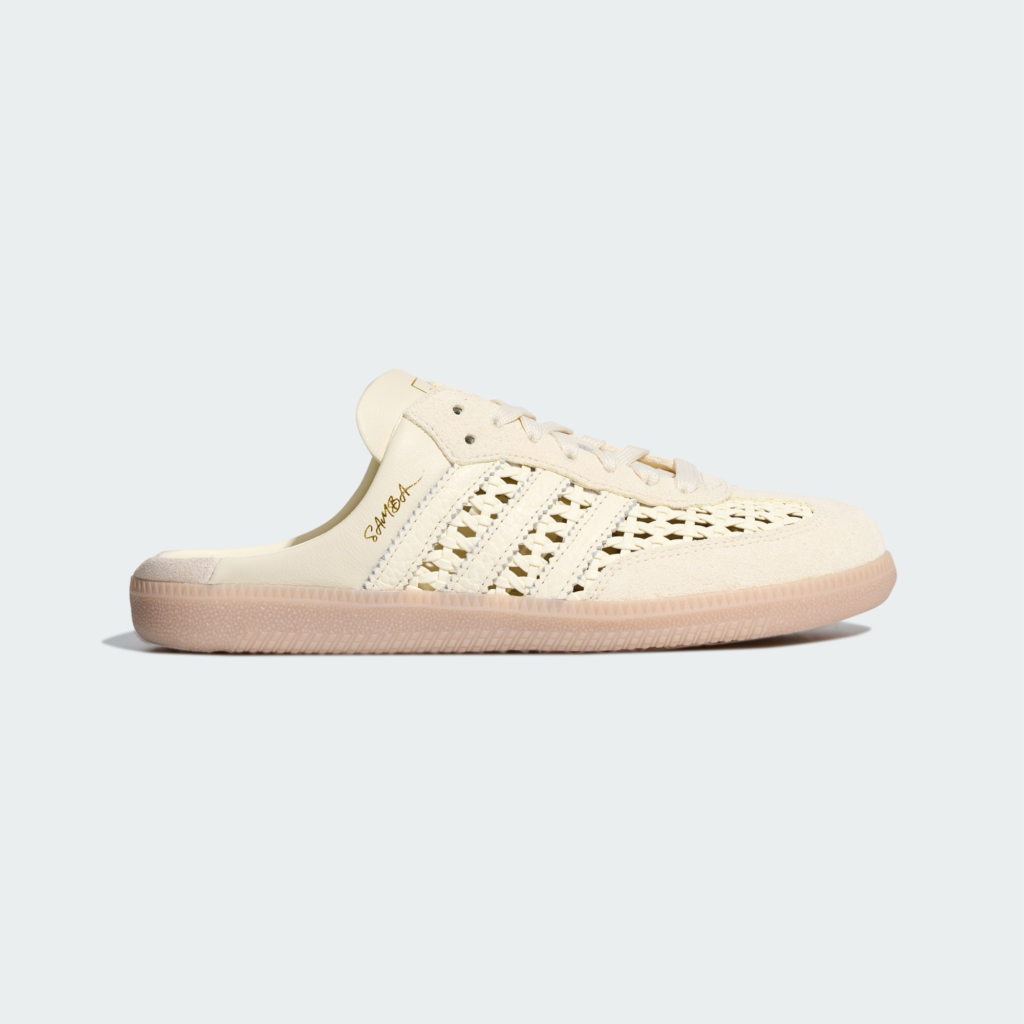 삼바 OG 뮬 - Cream White / Cream White / Gold Metallic