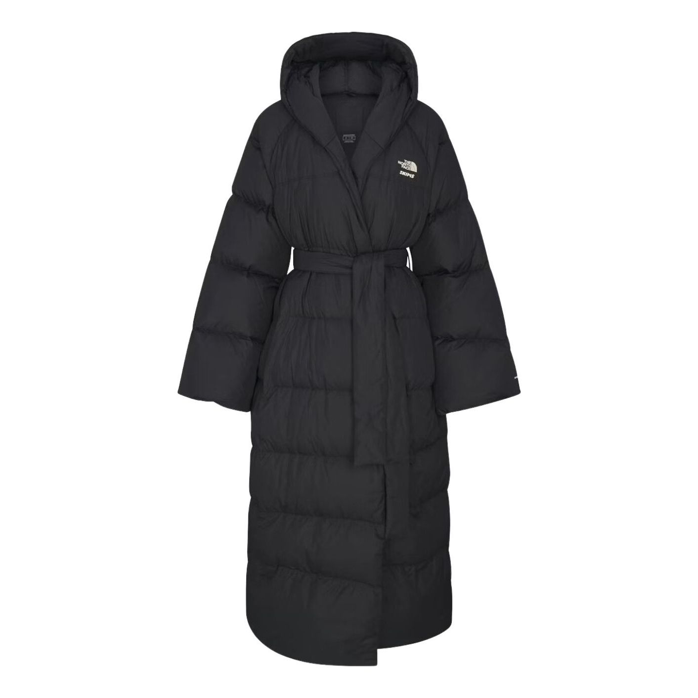 (WMNS) The North Face x SKIMS FW25 Nuptse Wrap Parka 'Onyx' NF0A8JJB-I3X - SKIMS-LOUNGEWEAR-A8JJB-ONX-1_converted
