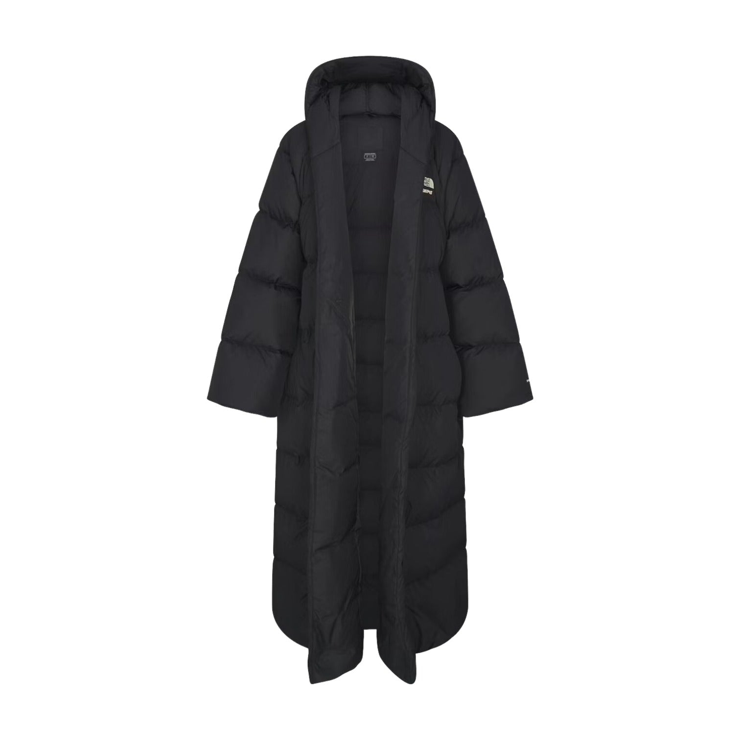 (WMNS) The North Face x SKIMS FW25 Nuptse Wrap Parka 'Onyx' NF0A8JJB-I3X - SKIMS-LOUNGEWEAR-A8JJB-ONX-2_converted