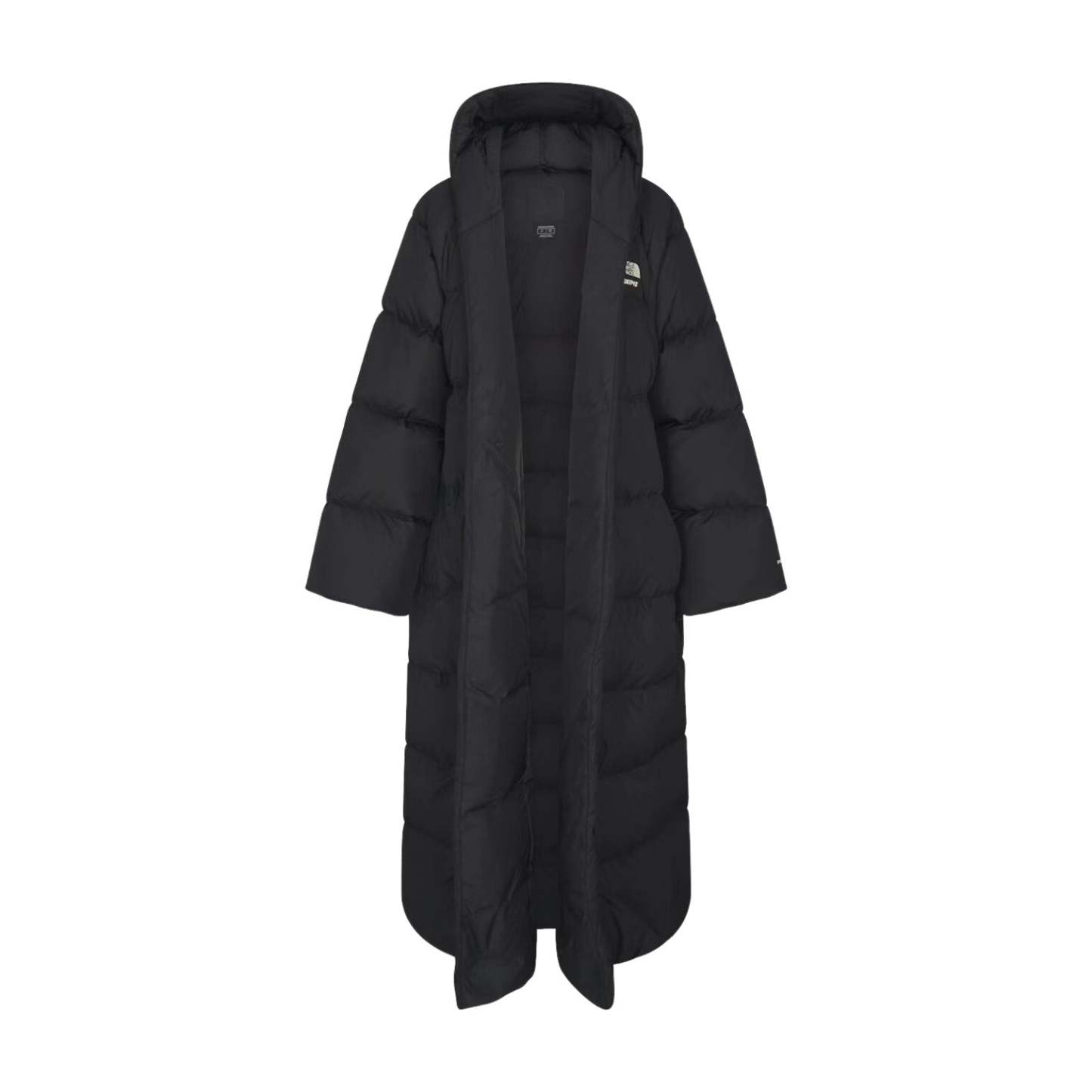 (WMNS) The North Face x SKIMS FW25 Nuptse Wrap Parka 'Onyx' NF0A8JJB-I3X - SKIMS-LOUNGEWEAR-A8JJB-ONX-2_converted