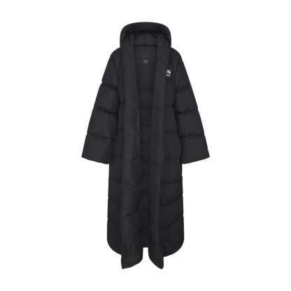 (WMNS) The North Face x SKIMS FW25 Nuptse Wrap Parka 'Onyx' NF0A8JJB-I3X - SKIMS-LOUNGEWEAR-A8JJB-ONX-2_converted