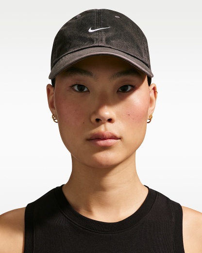 나이키 클럽 언스트럭처 데님 캡 - 앤트러사이트/화이트