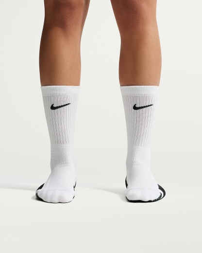 나이키 엘리트 2.0 쿠션 크루 삭스(1켤레) - 화이트/블랙/블랙