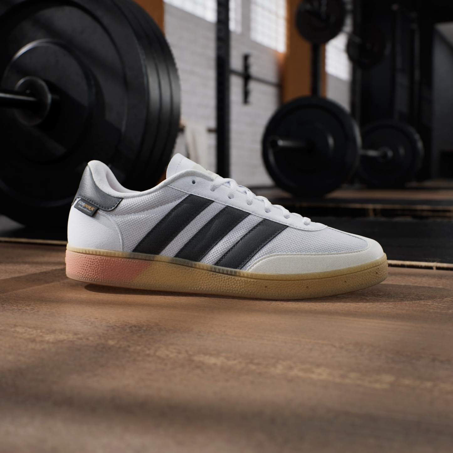 Training Spezial 트레이닝화 - Cloud White / Core Black / Lucid Red - JP7392 - HeroMrktng View 3