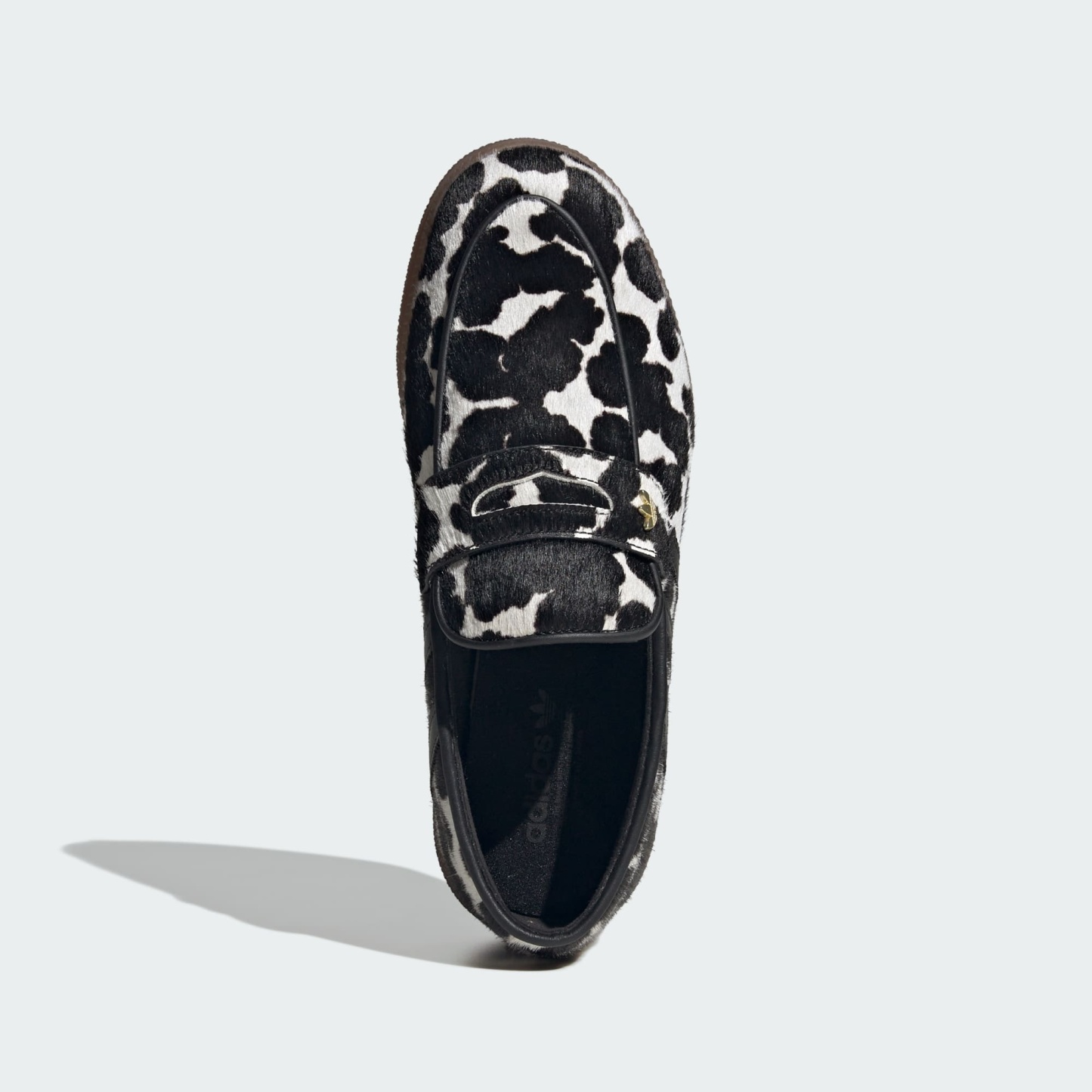 핸드볼 스페지알 로퍼 - White Black / Core Black / Gold Metallic - KK0921 - Top Portrait View