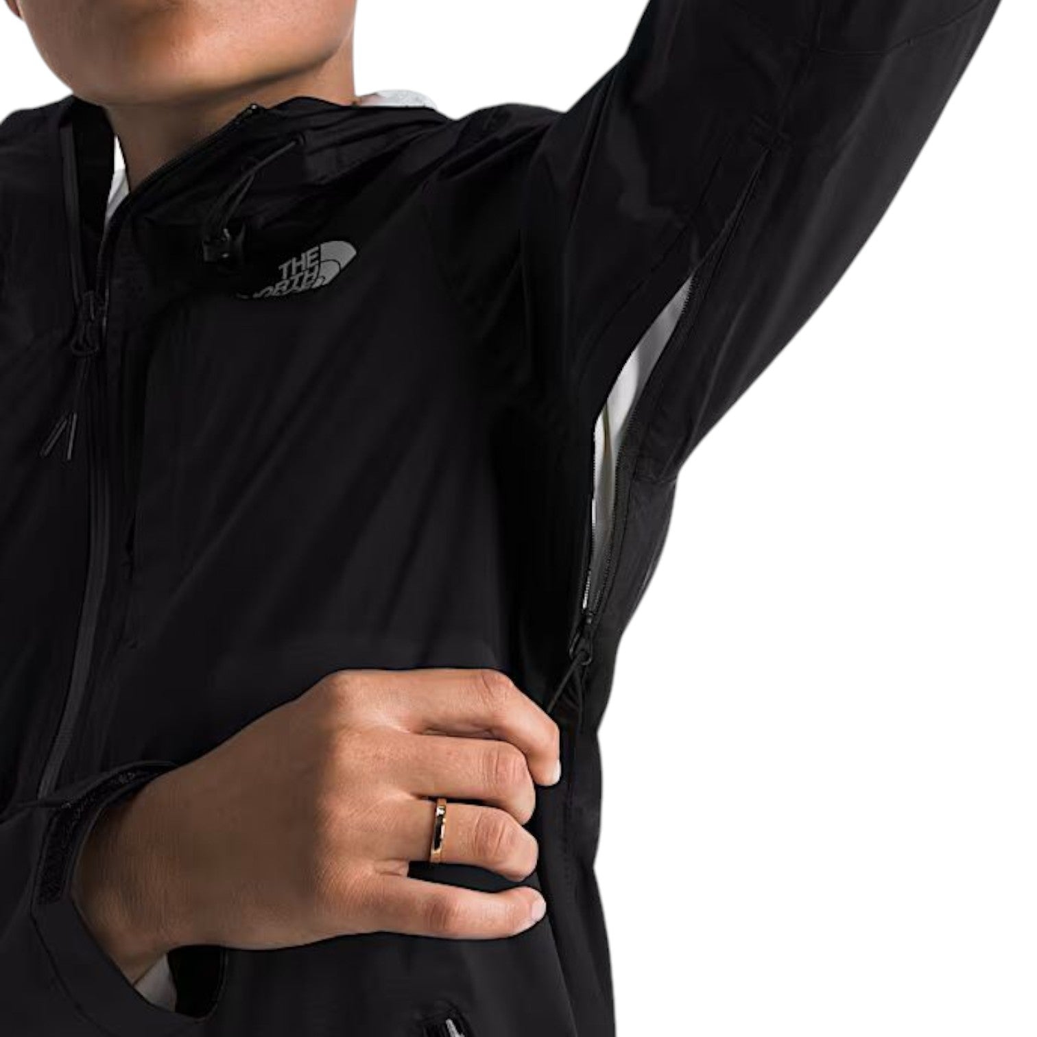 (WMNS) THE NORTH FACE Alta Vista Rain Jacket 'TNF Black' NF0A8BK9JK3 - Womens-Alta-Vista-Rain-Jacket_20_2__converted