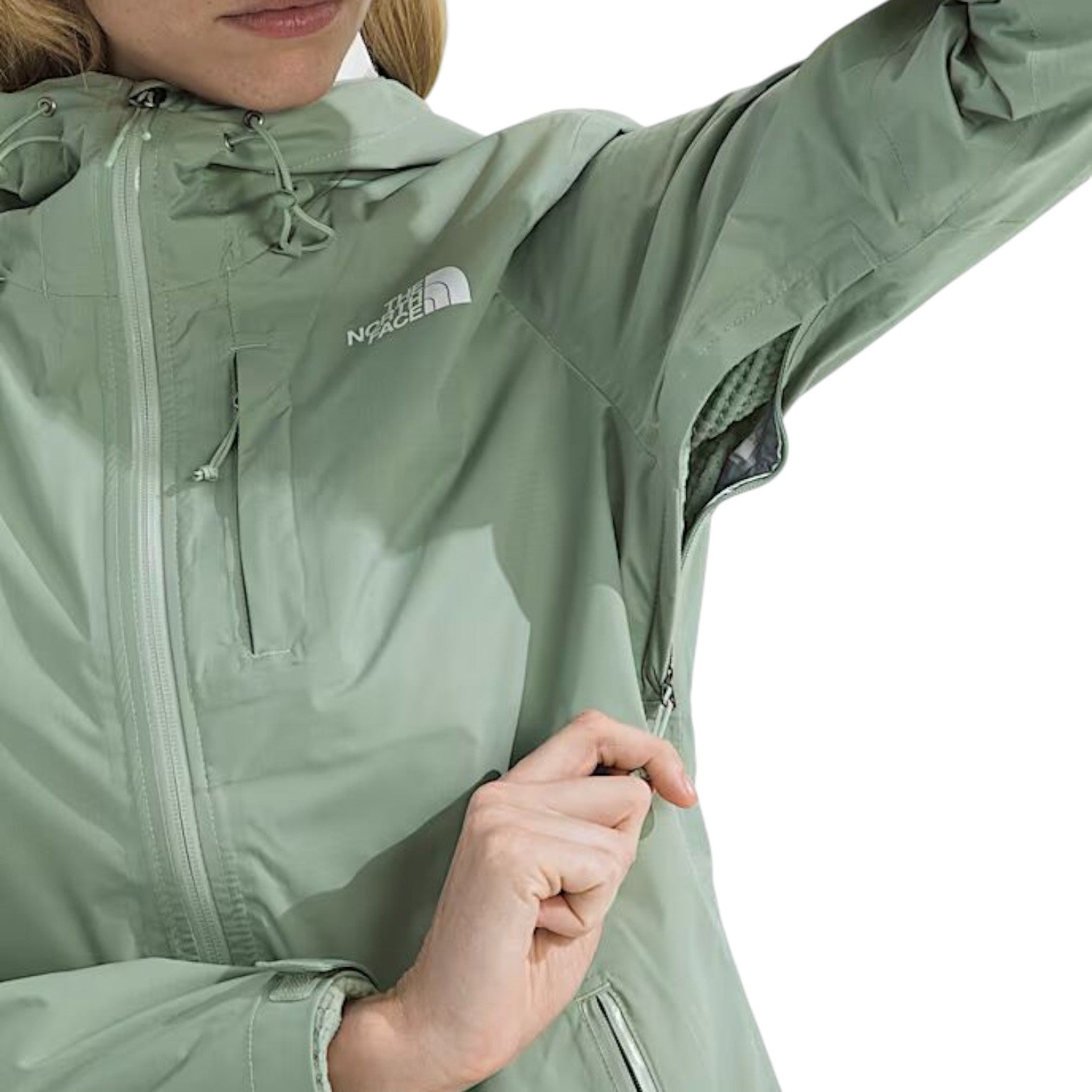 (WMNS) THE NORTH FACE Alta Vista Rain Jacket 'Slate Moss' NF0A8BK9BQ1 - Womens-Alta-Vista-Rain-Jacket_20_8__converted