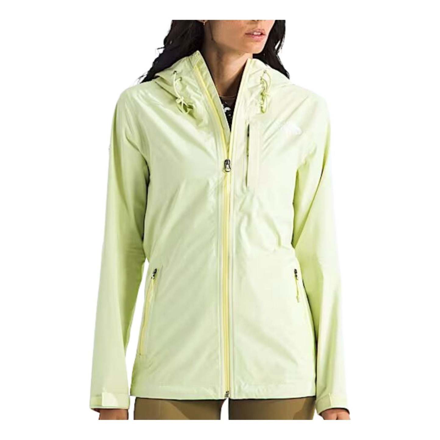 (WMNS) THE NORTH FACE Alta Vista Rain Jacket 'Lemon Mist' NF0A8BK9G6O - Womens-Alta-Vista-Rain-Jacket-TNF-HERO1_converted_945bbeae-7194-4897-bedb-cb4ab42ce777