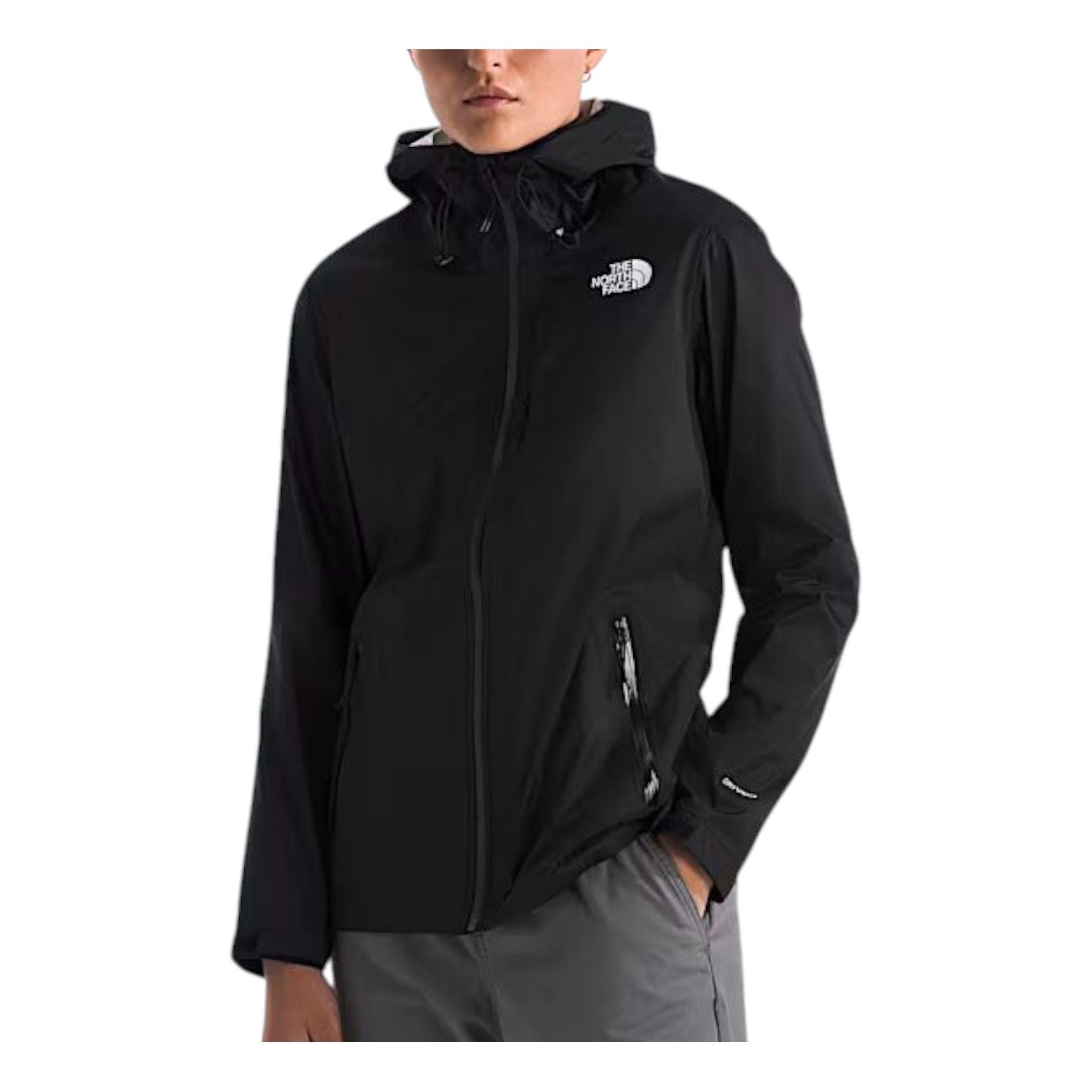 (WMNS) THE NORTH FACE Alta Vista Rain Jacket 'TNF Black' NF0A8BK9JK3 - Womens-Alta-Vista-Rain-Jacket_converted