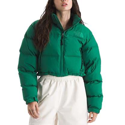 (WMNS) WMNS The North Face Nuptse Short DTM Jacket 'Evergreen' NF0A8EFENL1 - Womens-Nuptse-Short-DTM-Jacket2_converted