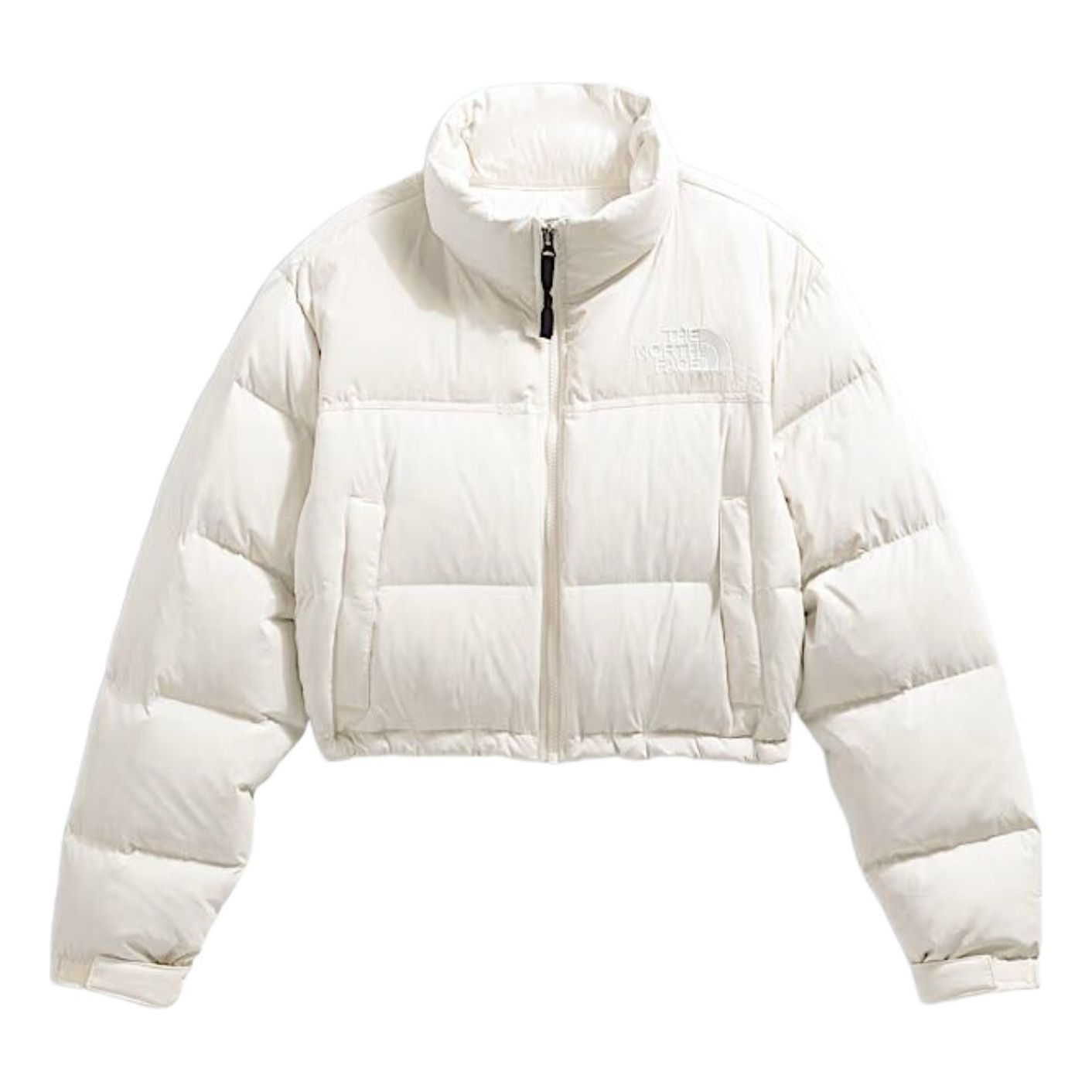 (WMNS) WMNS The North Face Nuptse Short DTM Jacket 'White Dune' NF0A8EFEQLI - Womens-Nuptse-Short-DTM-Jacket7_converted-square