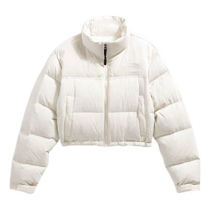 (WMNS) WMNS The North Face Nuptse Short DTM Jacket 'White Dune' NF0A8EFEQLI - Womens-Nuptse-Short-DTM-Jacket7_converted-square
