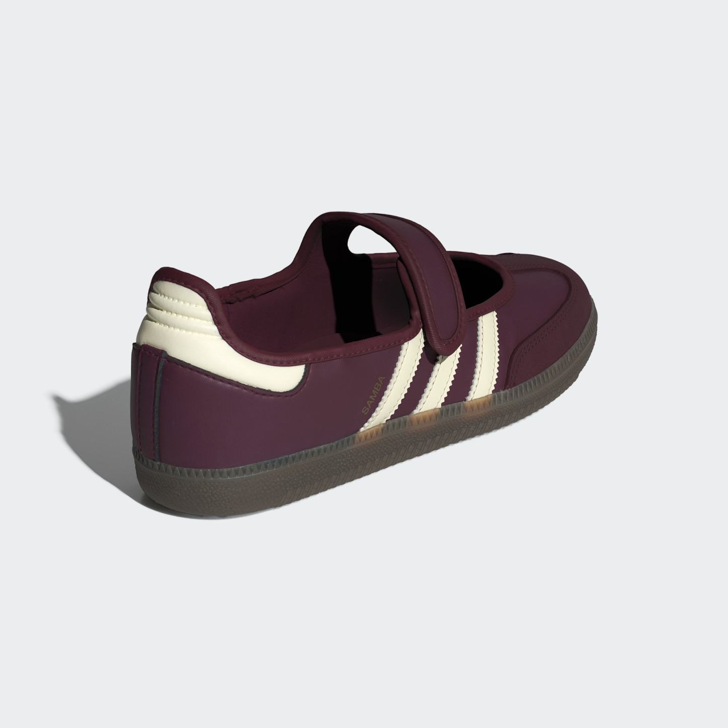 삼바 제인 - Maroon / Cream White / Gold Metallic
