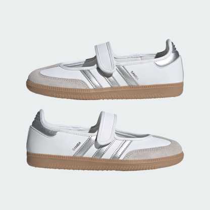 삼바 제인 - Cloud White / Silver Metallic / Gum