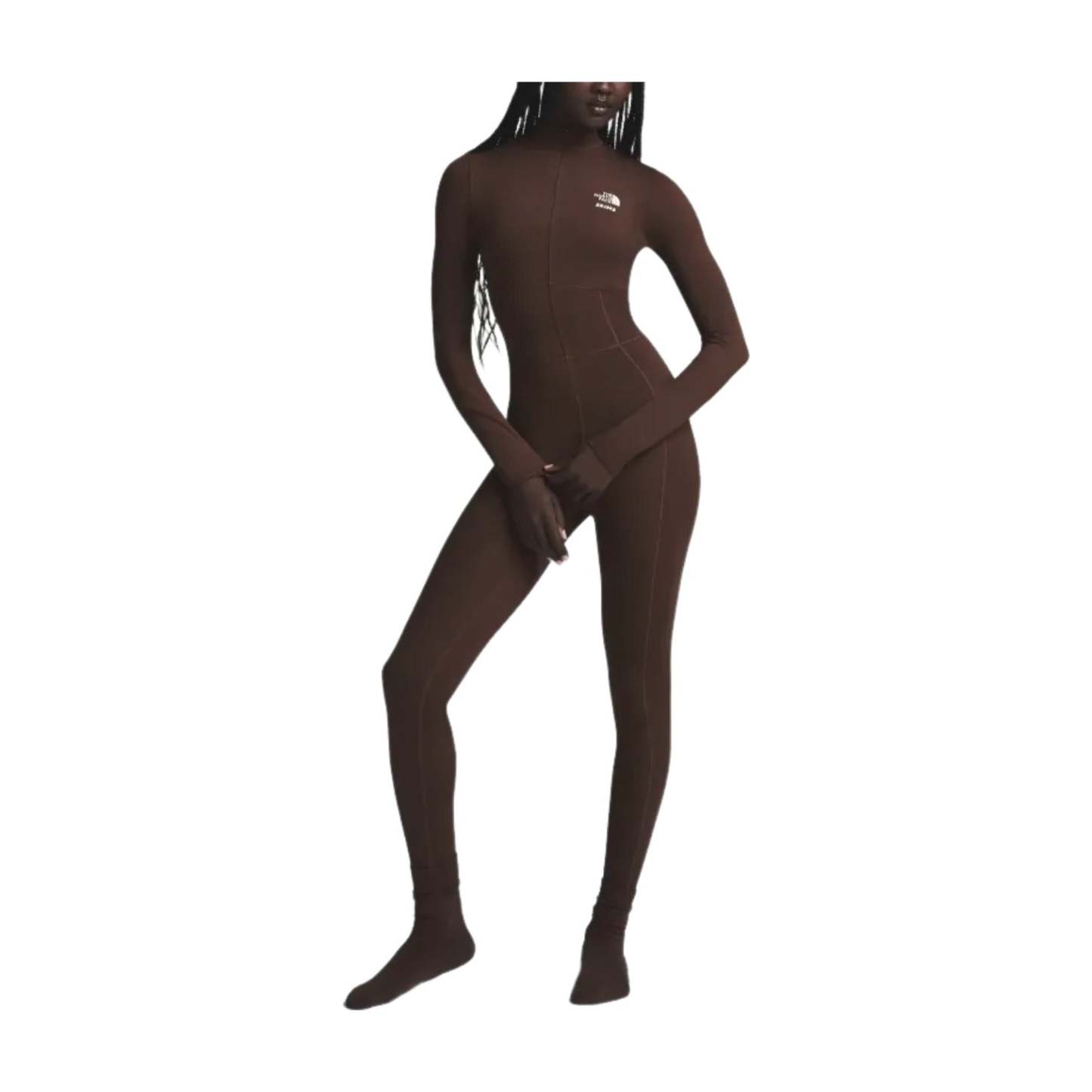 THE NORTH FACE x SKIMS FW24 Refina BodySuit 'Cocoa' NF0A8EDS-COA - f33b111be81c48c9b4d0a039ffeebe47
