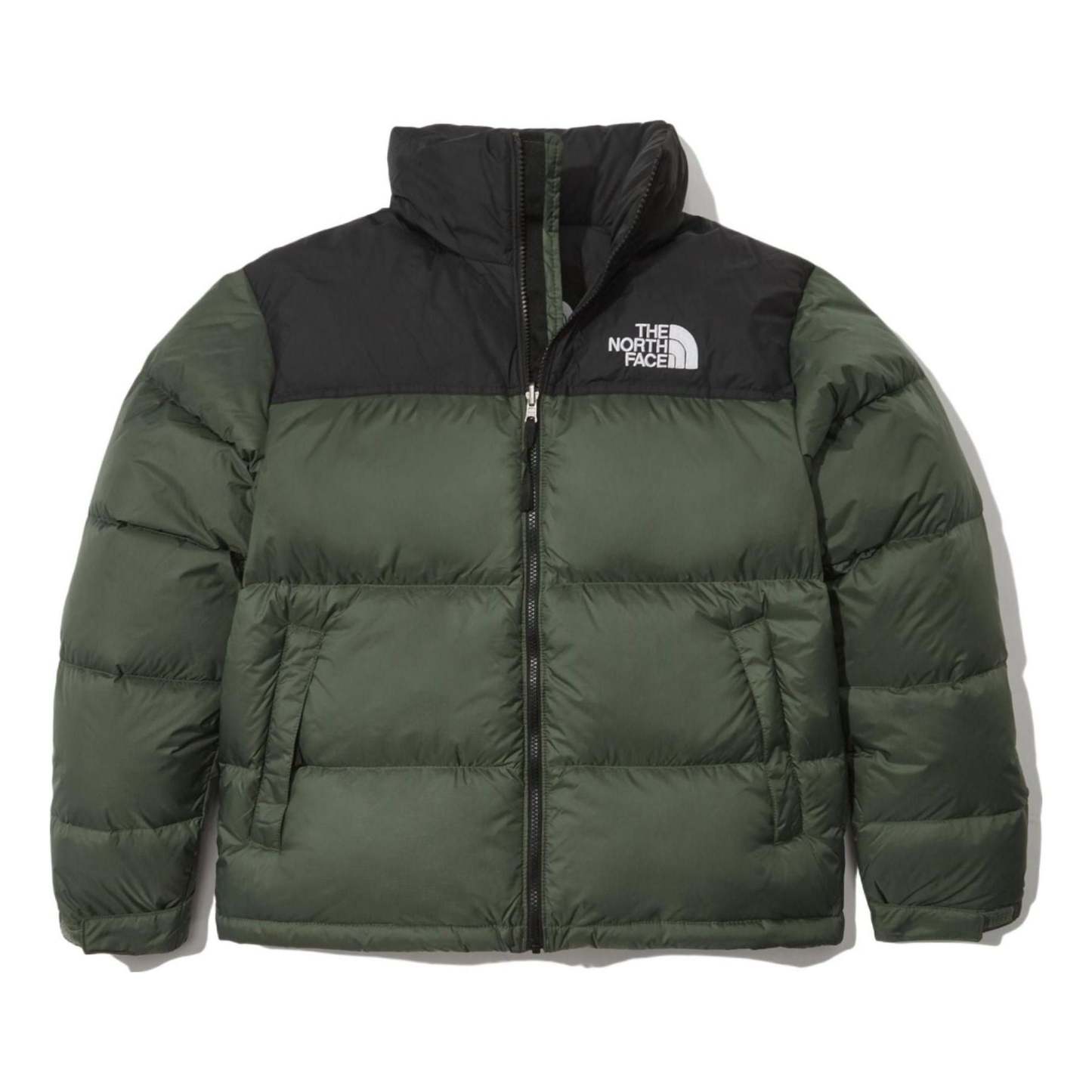 THE NORTH FACE FW221996 Eco Nuptse Jacket Asia Sizing 'Green Black' NJ1DN90C - main-square_03c2d89b-a4de-4081-88be-a31ed0c4a8f2
