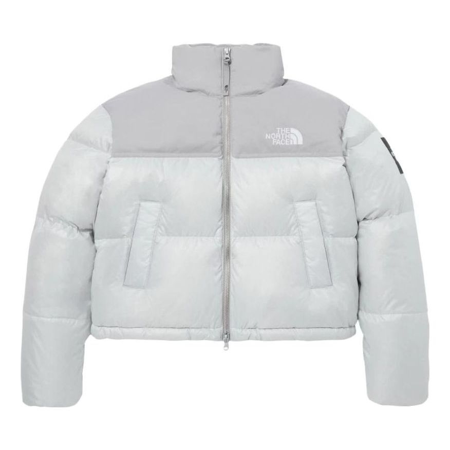 (WMNS) The North Face White Label Novelty Nuptse Down Jacket Asia Sizing 'Ice Grey' NJ1DP85L - main-square_0d03e537-27a6-4ef6-a444-a08c80e1a4ac