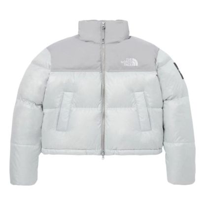 (WMNS) The North Face White Label Novelty Nuptse Down Jacket Asia Sizing 'Ice Grey' NJ1DP85L - main-square_0d03e537-27a6-4ef6-a444-a08c80e1a4ac