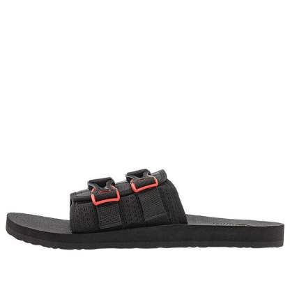 THE NORTH FACE Trekking Base Camp Strap Slides 'Black Red' 819V-IH7 - main-square_1e0562c7-94cd-4bc8-b2bf-f45cd20edd6f