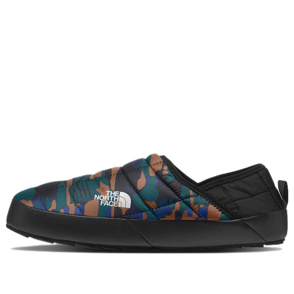 THE NORTH FACE ThermoBall Traction Mules V 'Black Brown Green' NF0A3UZN-9ZP - main-square_31321755-e629-4e4e-a8f2-4e09e153d35a
