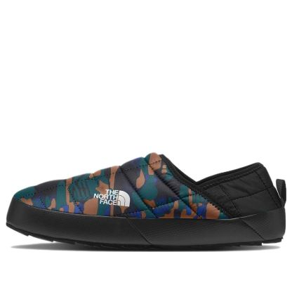 THE NORTH FACE ThermoBall Traction Mules V 'Black Brown Green' NF0A3UZN-9ZP - main-square_31321755-e629-4e4e-a8f2-4e09e153d35a