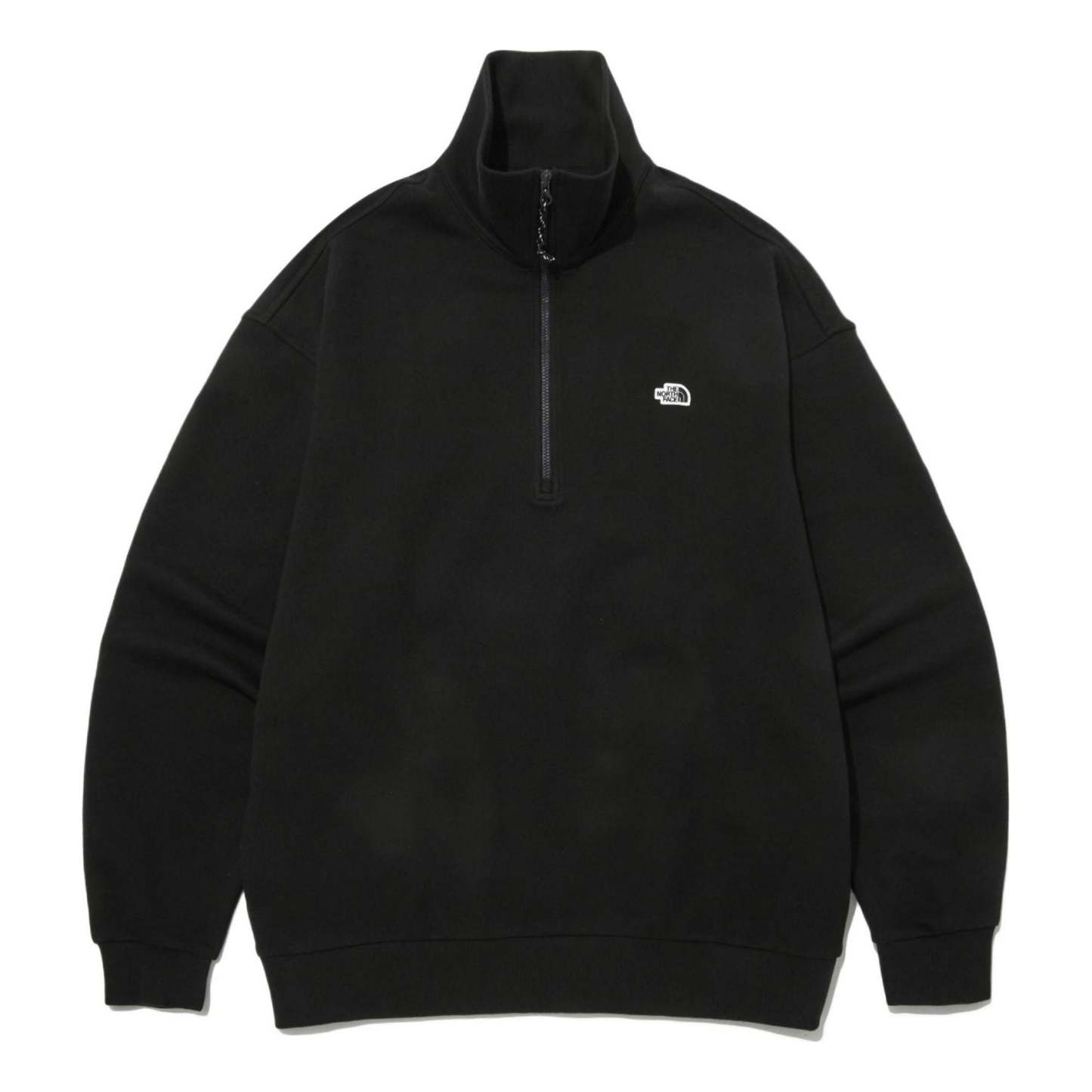 THE NORTH FACE Logo Fleece Half Zip Sweater 'Black' NM5MP03B - main-square_34c39bd9-d9c8-4e10-a8ca-26813a671ea3