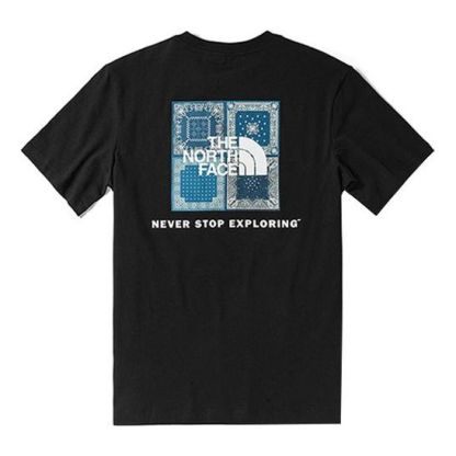 THE NORTH FACE Short Sleeve Bandana Square T-Shirt 'Black' NF0A4UDW-JK3 - main-square_41e87aa6-a32a-4fac-bca7-cae92053e033