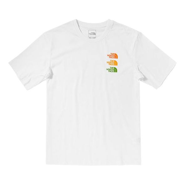 THE NORTH FACE SS21 Tri Logo Shirt 'White' NF0A7QRF-FN4 - main-square_60674a17-15d4-4298-b289-4fac1e8f0619