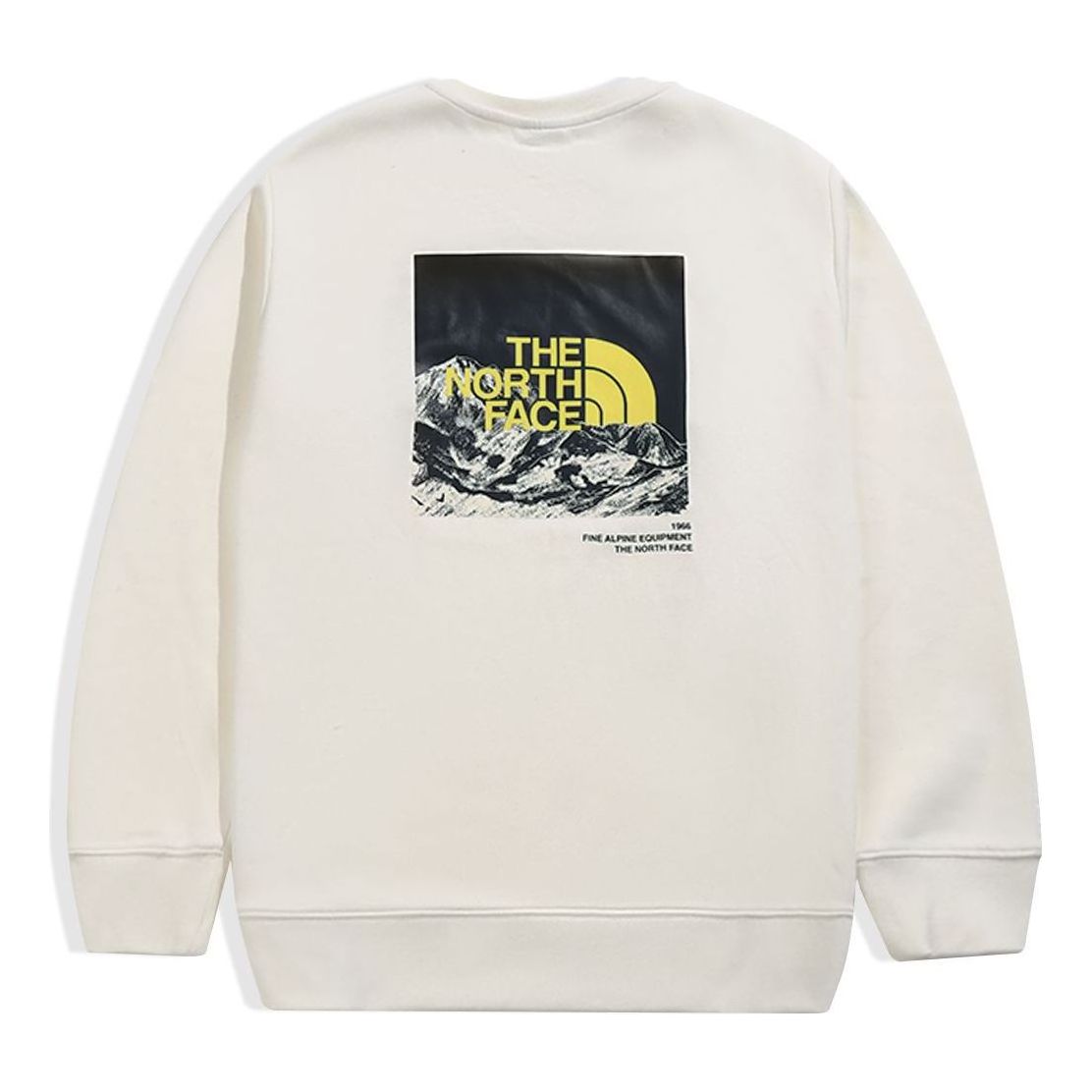 THE NORTH FACE Regrind Crew SS22 Logo Sweater 'White' NF0A5K1D-N3N - main-square_872b01c5-ff58-4029-92ec-6e4771a51408