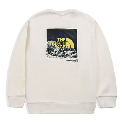 THE NORTH FACE Regrind Crew SS22 Logo Sweater 'White' NF0A5K1D-N3N - main-square_872b01c5-ff58-4029-92ec-6e4771a51408