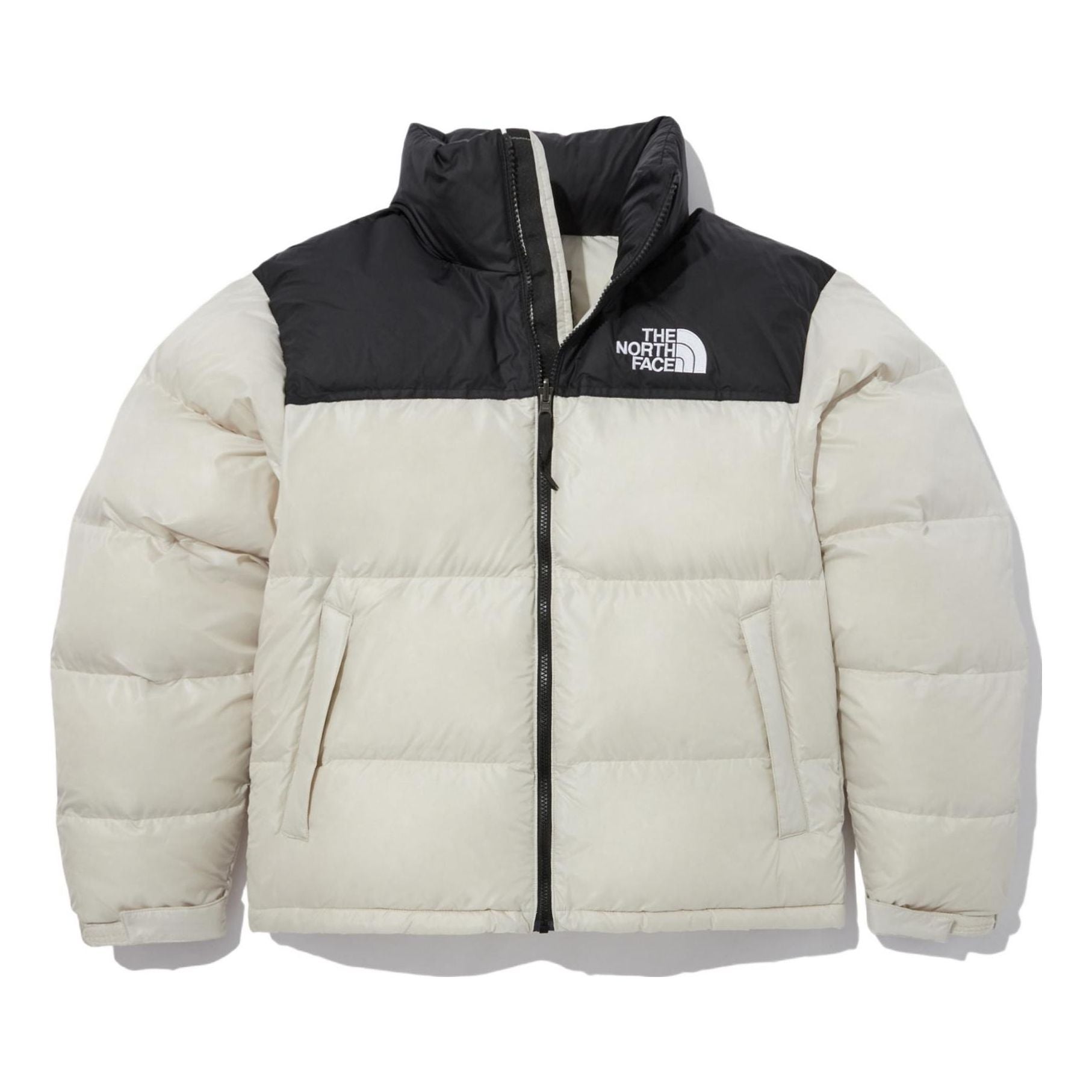 THE NORTH FACE FW22 Logo Nuptse Puffer Jacket 'Beige' NJ1DN60B - main-square_92ded10d-9115-4d24-87c6-f9067485eedb