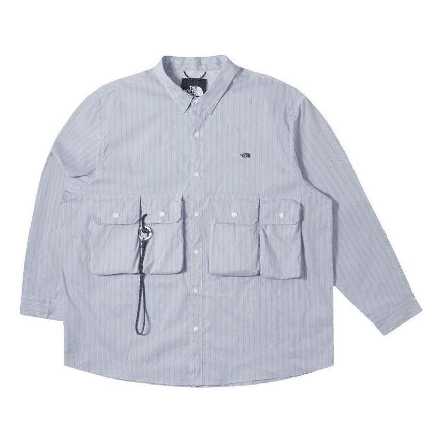 THE NORTH FACE Long Sleeve Stripe Shirt 'Teal' NF0A885K-QHO - main-square_98c95ea1-5490-4aed-a7b0-fbede7849cc9